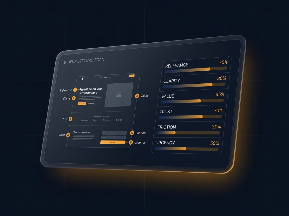 Landing page and VSL diagnostic